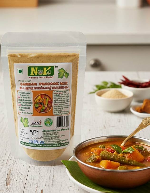 WhatsApp Image 2026-01-26 at 00.20.28 Sambar Precook Mix (100 Grams) - Image 1